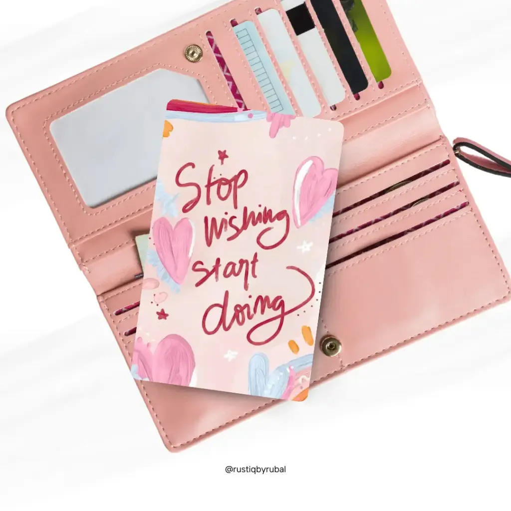 Stop Wishing start doing
