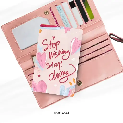 Stop Wishing start doing